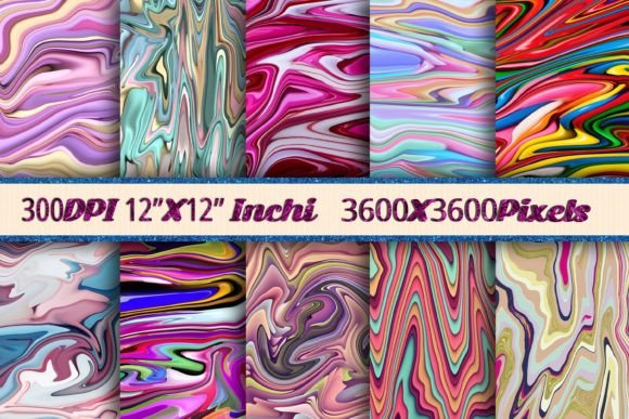 Abstract Marble Digital Paper Background: A Versatile Tool for Creative Projects