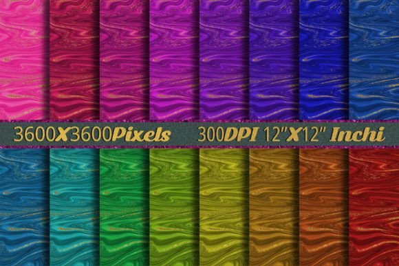 Aesthetic Gold Glitter Marble Background