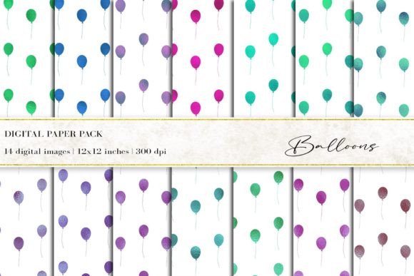 Balloons Digital Papers: A Versatile Resource for Creative Projects