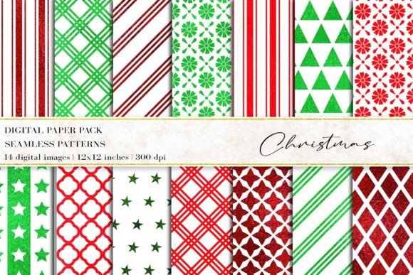 Christmas Patterns Digital Papers: A Versatile Resource for Creative Projects