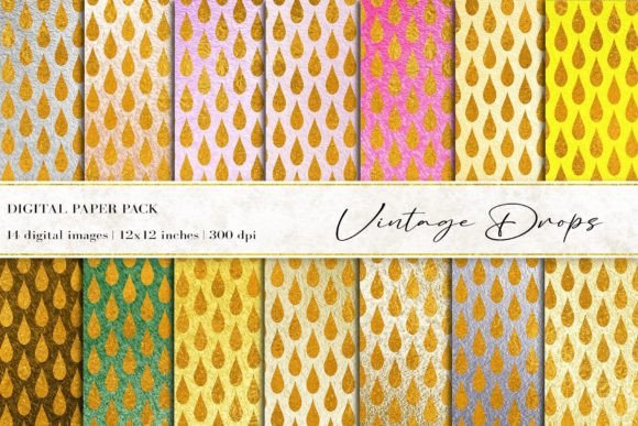 Exploring the Versatility and Value of Vintage Drops Digital Papers in Modern Creative Workflows
