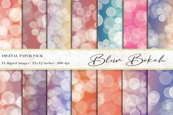 Exploring the Versatility of Blur Bokeh Background Digital Papers in Creative Projects