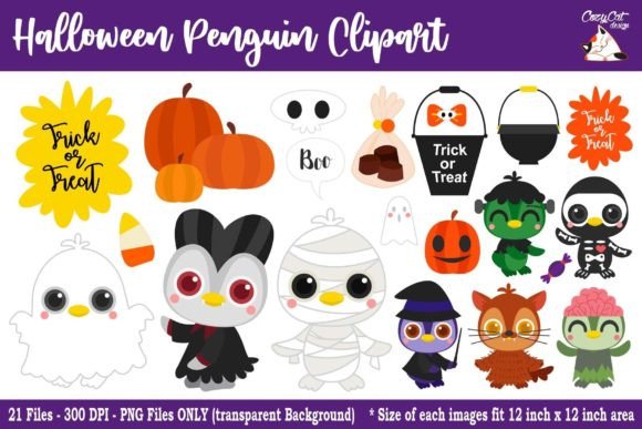 Halloween Penguin Clip Art: A Fun and Versatile Digital Resource for Creative Projects