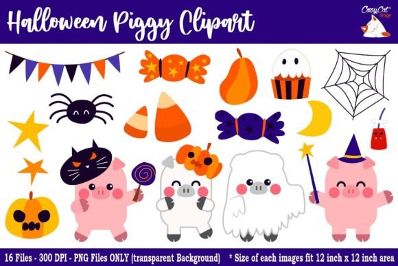Halloween Piggy Clip Art