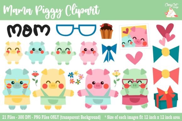 Mama Piggy Clip Art: A Fun and Versatile Digital Resource for Creative Projects