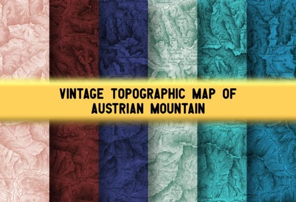 Topographic Map of Austrian Mountain