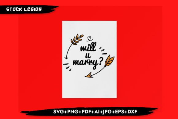 Will You Marry Me-Arrow SVG: A Versatile Design for Creative DIY Projects